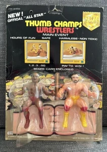 VTG Emson 1985 Thumb Wrestlers IWA Thumb Champs On Card Hong Kong Rare READ - Picture 1 of 11