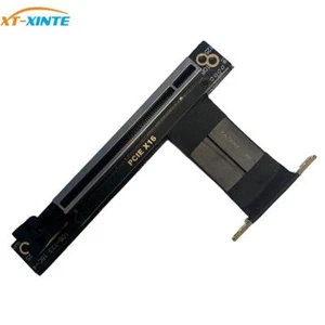 PCI-E Express X16 Riser Card Adapter PCIe 4X 8X 16X Graphics Extension Cable New - Picture 1 of 7