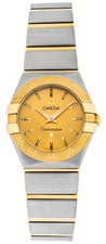 New Omega Constellation 24MM18K Gold Women's Watch 123.20.24.60.08.001