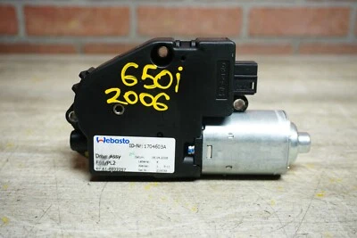 BMW 650I E63 2006-2010 cupé techo corredizo panorámico techo corredizo motor OEM Foto 1 de 4