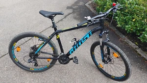 GHOST Kato 26 Zoll Mountainbike L(175-190cm) / schwarz-blau-gelb;wenig gefahren - Bild 1 von 4