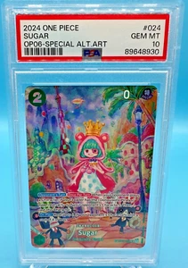 One Piece Sugar OP04-024 Special Alt Art - PSA 10 - Inglese - Foto 1 di 2
