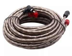 RCA to RCA Audio Cable – Grey Shielded Stereo Wire – 1m / 3m / 5m - Picture 1 of 19
