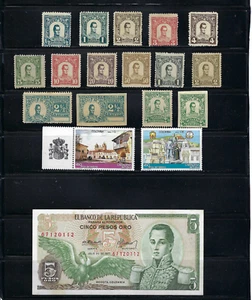 CARTAGENA- GEN JOSE MARIA CORDOBA.- Francobolli Stato ANTIOQUIA.- BANCONOTA $5 PESOS - Foto 1 di 3