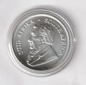 1 oz Südafrika 2022 Krügerrand 999 Silbermünze 1 Rand in STGL - (62) - Bild 1 von 2