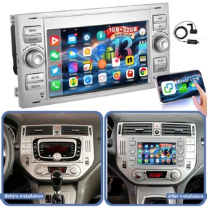 DAB+ Für Galaxy Ford Mondeo Focus Transit Fiesta C-Max S-Max Kuga Autoradio GPS - Bild 1 von 13