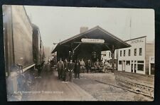 1913- Railroad- TIMBER, OREGON Ghost Town near Seaside-Real Photo Post Card-RPPC