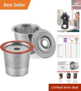 Reusable Stainless Steel K Cups for Keurig 1.0 & 2.0 - Eco-Friendly Brewing - Picture 1 of 9
