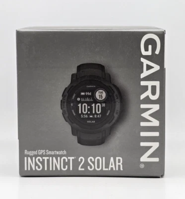 Reloj inteligente Garmin Instinct 2 Solar 45 mm polímero reforzado con fibra - grafito Foto 1 de 4