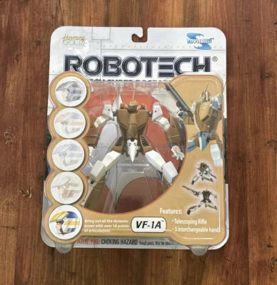Figura Harmony Gold Toynami ROBOTECH VF-1A de colección nueva en paquete Foto 1 de 4