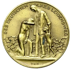 Deutsches Reich - Medaille 1923 - Inflation - AM 1. NOV. KOSTETE... - ⌀ 32 mm - Bild 1 von 2