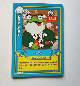 Webkinz Trading Card Series 2 Game Character, Item Jerry Super Salesman B2-05/85 - Picture 1 of 2