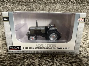 2025 SpecCast 1:64 White 2-105 Tractor with Front Wheel Power Assist NEW!! - Picture 1 of 3