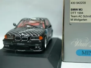 WOW EXTREMELY RARE BMW M3 E36 325i #8 Wollgarten DTT 1994 1:43 Minichamps-Spark - Picture 1 of 3