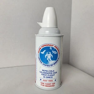 VTG 1985 Pepsi Cola "First Flight In Space" Soda Can Limited Edition Pepsi Space - Picture 1 of 11