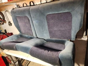 1990-1993 Acura Integra 2 door coupe Rear Seats BLUE - Picture 1 of 15