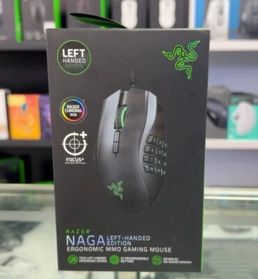 Razer Naga Left Handed Version - Ergonomic MMO Gaming Mouse with 12 Programmable - Image 1 of 4