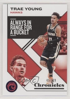2019-20 Panini Chronicles Purple /49 Trae Young #12 - Image 1 of 2
