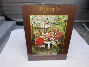 Reverie Spring Tea Party Naoko Stoop 1000 Piece Jigsaw Puzzle New Sealed - Picture 1 of 10
