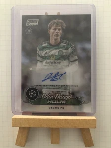 Topps Stadium Chrome UCL 23/24 Auto Odin Thiago Holm Celtic Glasgow Rookie  - Bild 1 von 2