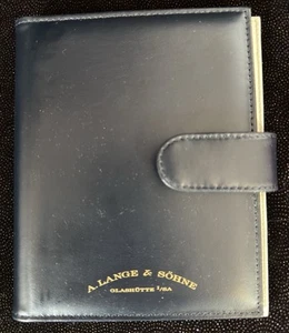 A. Lange & Sohne / Glasshutte Leather Folder for Warranty & Instructions Papers - Picture 1 of 21