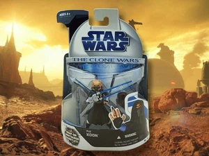 Figura de acción Hasbro Star Wars Clone Wars 2008 animada #14 Plo Koon 3,75 sin usar, en caja - Imagen 1 de 5
