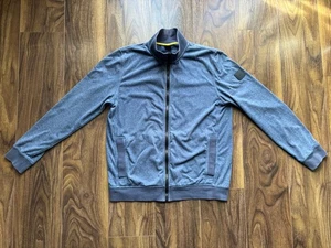 Hugo Boss “Zeshark” UK (XL) Full Zip Marine Blue Excellent Condition RRP £139 - Picture 1 of 18