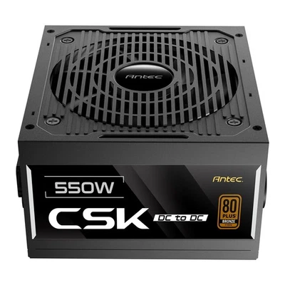 Antec CSK550DC 550W Power Supply 80 Plus Bronze Certified ATX 12V 2.52 Quiet Fan - Image 1 of 4