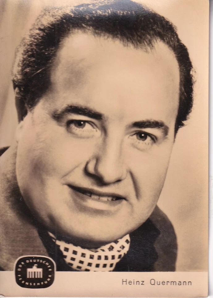 Autogrammkarte - Heinz Quermann - DDR Fernsehen - Bild 1 von 1