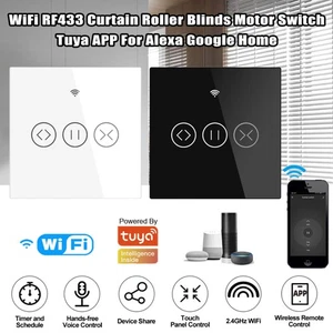 WiFi Smart Curtain Motor Rollos Rolladenantrieb Fernbedienung Alexa Google - Bild 1 von 25