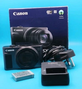 Canon Powershot SX620 HS Digital Compact Camera 20.2MP Black Wi-Fi Digicam CCD - Picture 1 of 8