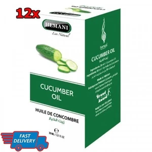 12x Hemani Cucumber Oil Essential Herbal Oil 30mL 100% Natural Fast Shipping - Picture 1 of 1