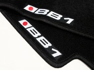VMS 92-96 HONDA PRELUDE BB1 S SI LOGO CUSTOM FIT BLACK FLOOR MATS CARPETS 4PC - Imagen 1 de 1