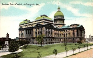 Postkarte Indiana Bundesstaat Hauptstadt Indianapolis Indiana IN unbesendet - Bild 1 von 2
