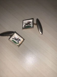 Jockey Cuff links - Retro - Picture 1 of 1