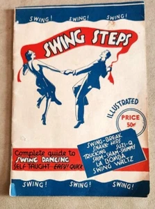 Vintage "Swing Steps" Schwingen lernen Tanz Buch 1943 von Louis Shomer 30 Seiten  - Bild 1 von 12