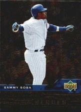 2005 Upper Deck World Series Heroes Chicago Cubs Baseball Card #13 Sammy Sosa