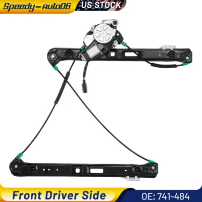 Front Driver LH Power Window Regulator W/ Motor for BMW E46 323i 325i 328i 330i - Image 1 of 4