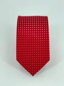 Seidenkrawatte - dunkelrotes Muster - Bild 1 von 3