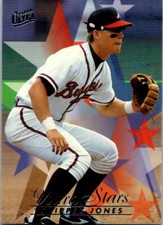 Chipper Jones 1996 Ultra #582 Baseball Card