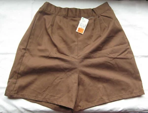 Girl Scout Brown BROWNIE UNIFORM SHORTS Official Uniform Bottom NEW w/Tags - Picture 1 of 9
