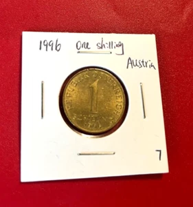 1996 ONE SHILLING AUSTRIA COIN - NICE WORLD COIN !!! - Picture 1 of 2