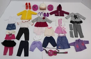 LOTE MIXTO DE 28 ZAPATOS ROPA MUÑECA DE 18 PULGADAS Se adapta a American Doll, Battat y más - Imagen 1 de 8