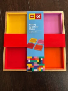 LEGO® Sammlung x Zielscheibe verschachtelte Vorspeisenplatten 5 Stück gelb/rot/orange - Bild 1 von 4