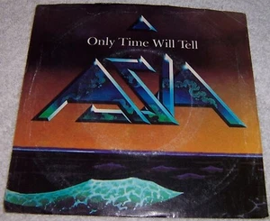 Asia Only Time Will Tell 45 RPM Record with Sleeve - Picture 1 of 3