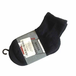 NWT PRO FEET USPS Cerified Black Quarter Socks Wmn Size 7-9 XS Fits 12.5-5 Shoe - Picture 1 of 5