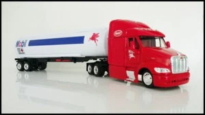 MOBIL PETROL TANKER OIL TANKER FUEL PETERBILT SLEEPER CAB TANKERS 1/43 TRUCKS - Picture 1 of 10