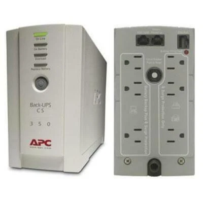 APC Back-UPS CS 350 120V Backup System, 350VA, 210W - BK350 - Image 1 of 3