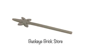 LEGO Dark Gray Minifig Weapon Spear Pike with 4 Side Blades - Picture 1 of 1