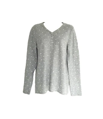 women: CROFT & BARROW Polka Dot Top Sleepwear - Size Small *NEW* - Image 1 of 4